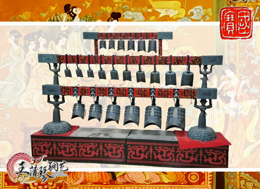 22件C型編鐘、小型演奏級、F調(diào)主旋律